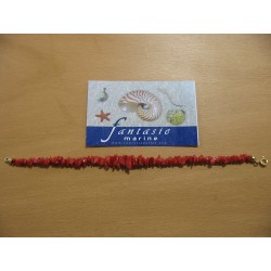 BRACCIALETTI CHIPS CORALLO